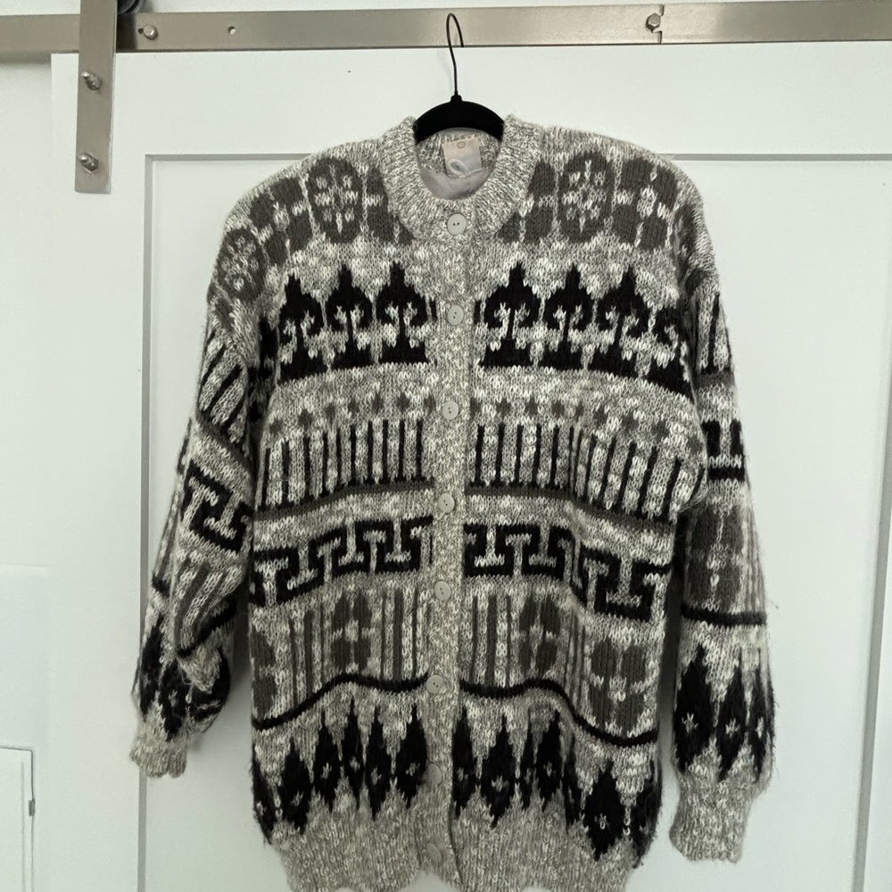 Vintage Oversized Mohair Cardigan | Your Sixth Sense